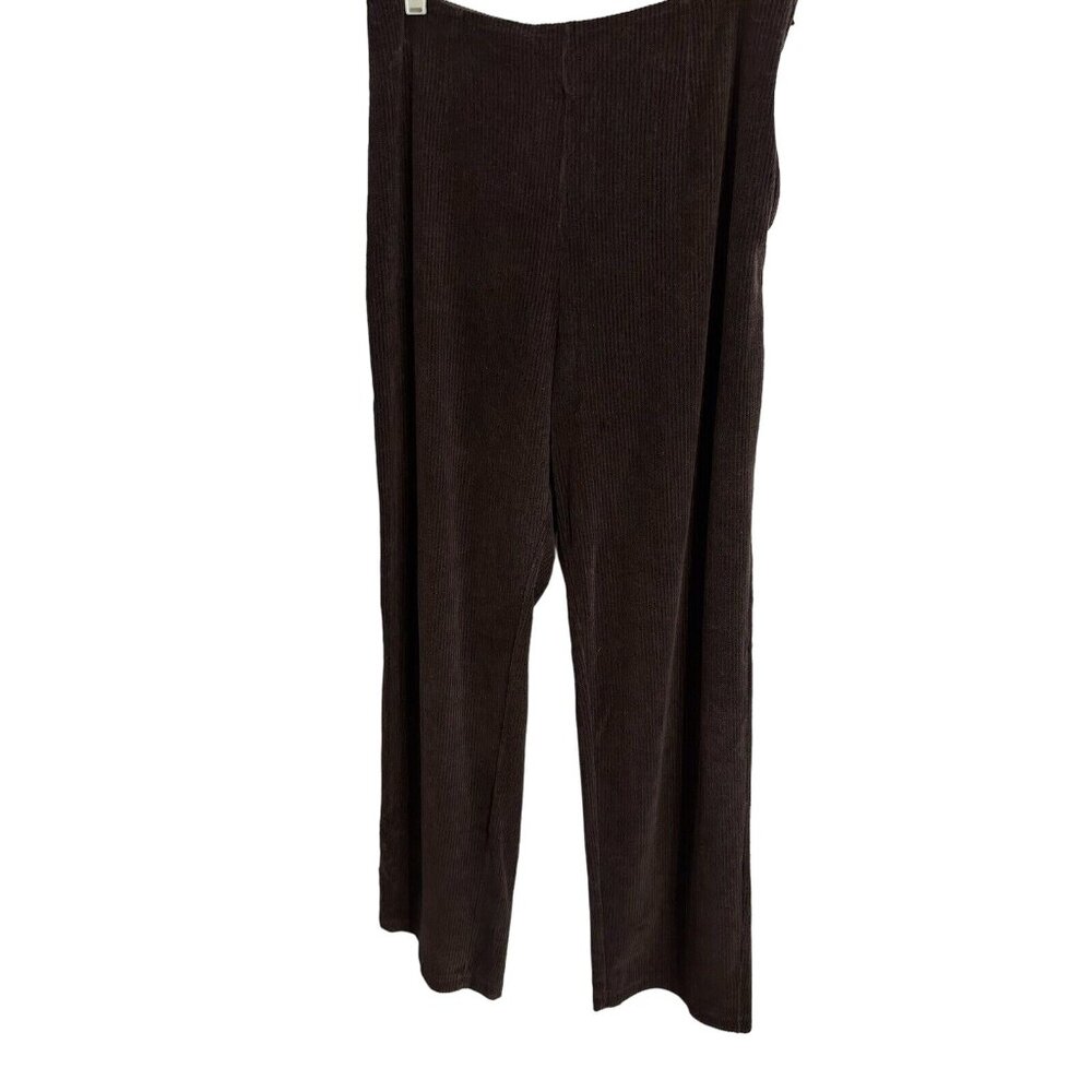 Vintage 90's April Cornell Brown Corduroy Straight Leg Pant Sz S High Waist - Picture 1 of 9